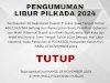 Pengumuman Libur Pilkada 2024