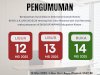 Pengumuman Libur Nasional dan Cuti Bersama