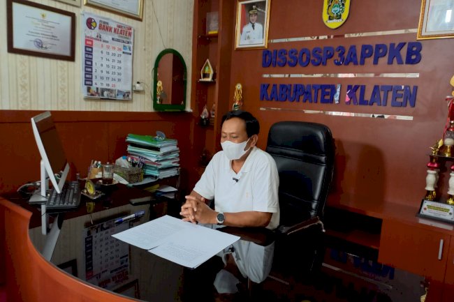 Wawancara Kepala Dissosp3akb dengan Stasiun TV Jepang untuk Penanganan Anak Yatim Piatu karena Covid 19