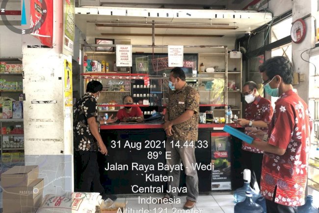 Monitoring BPNT di SRC Sami Rukun Bayat, Dissosp3akb pastikan bantuan sudah diterima