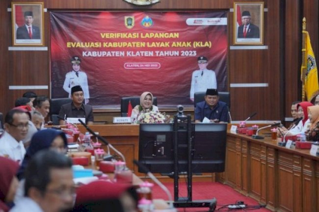 Verifikasi Lapangan KLA 2023, Klaten Targetkan Predikat Nindya