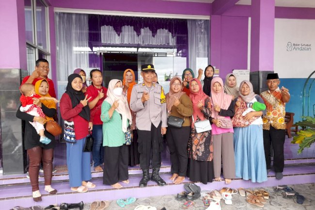 Pelayanan KB di Klinik Sri Panuntun Pedan dalam rangka Hari Bhayangkara