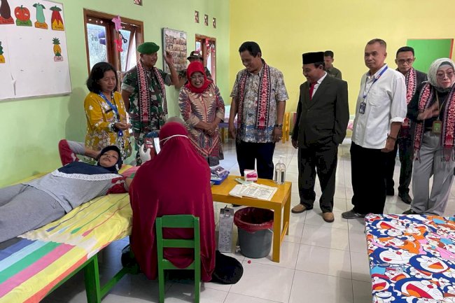 Pembukaan Karya Bhakti Mandiri Klaten Bersinar di Desa Banyuaeng Kecamatan Karangnongko