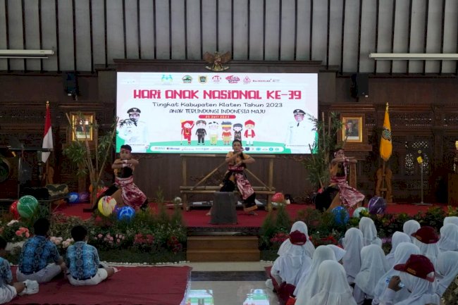 Peringatan Hari Anak Nasional ke 39 Tingkat Kabupaten Klaten Tahun 2023