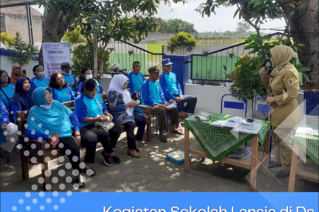 Kegiatan Sekolah Lansia di Desa ngrundul, Kebonarum