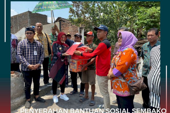 Bupati Klaten serahkan Bantuan Sembako dan Bantuan Kemensos