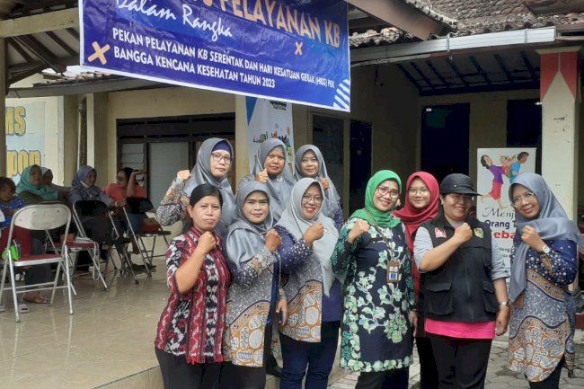 Pelayanan KB Dalam rangka Karya Bhakti Mandiri Klaten Bersinar ke XXI Tahun 2023
