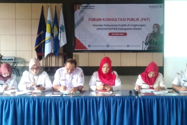DissosP3APPKB Menggelar FKP Standar Pelayanan Publik
