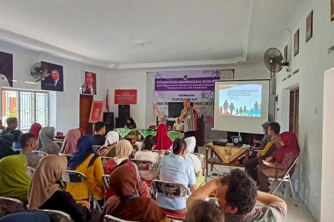 Pemberian Bimbingan Sosial kepada Penyandang Disabilitas dan Keluarganya di kecamatan Jatinom