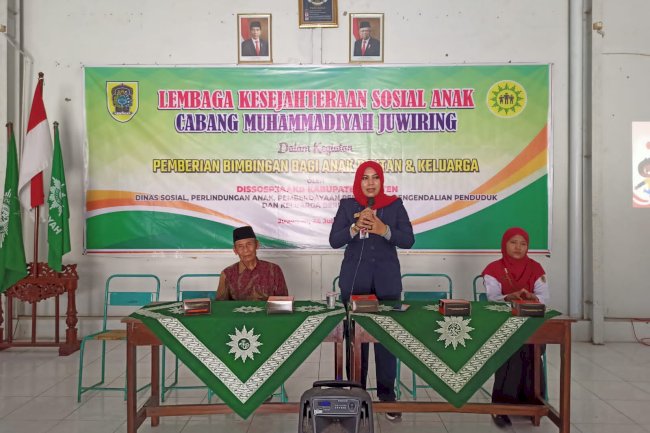 Pemberian Bimbingan Sosial bagi Anak Rentan dan Keluarganya di Juwiring