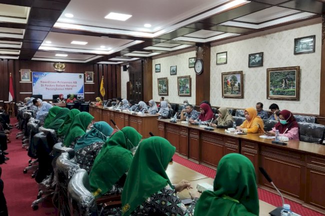 Rapat Koordinasi dengan Tema "Penguatan KB Pasca Persalinan sebagai upaya penurunan stunting"