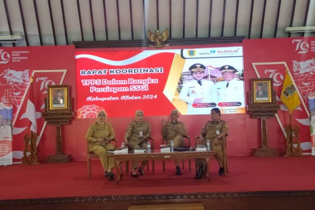 Rapat koordinasi "TPPS Dalam Rangka Persiapan Survei Status Gizi Indonesia ( SSGI )"