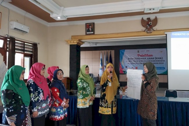 Pelatihan Konvensi Hak Anak (KHA) bagi Tim Pencegahan dan Penanganan Kekerasan di Satuan Pendidikan (TPPKSP)