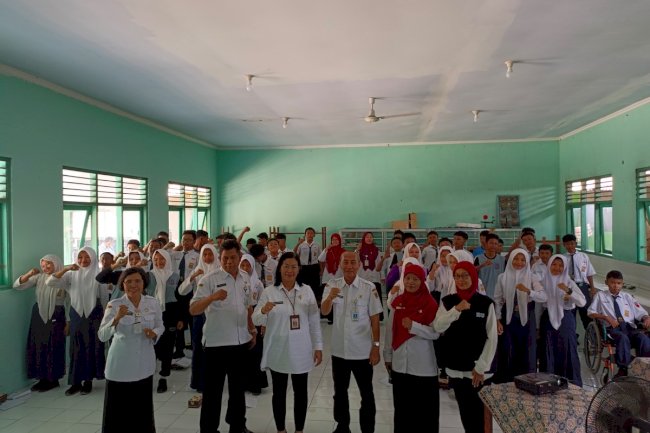 Peksos Goes To School 2024 di SMP N 4 Karanganom