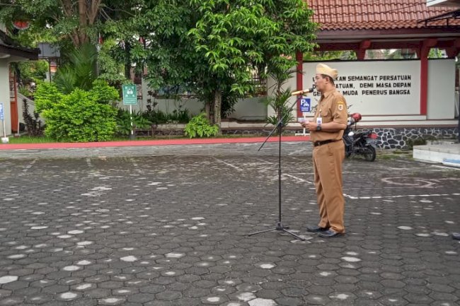 Kegiatan Apel Pagi DISSOSP3APPKB Kab. Klaten