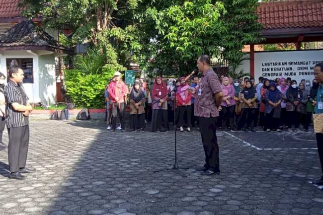 Kegiatan Apel Pagi Hari Kamis DISSOSP3APPKB