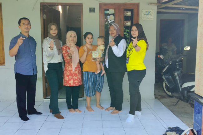 Pendampingan Keluarga Baduta Penerima Program Genting, di Jiwowetan, Wedi