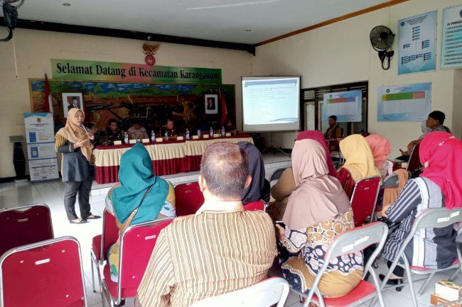 DISSOSP3APPKB Laksanakan Sosialisasi Penanganan PMKS di Kecamatan Karanganom