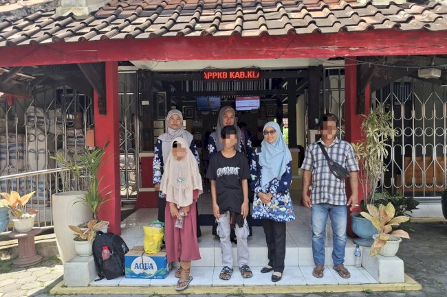 Pengantaran kembali PPKS  Anak ke PPSA  Kumuda Putera Puteri Magelang