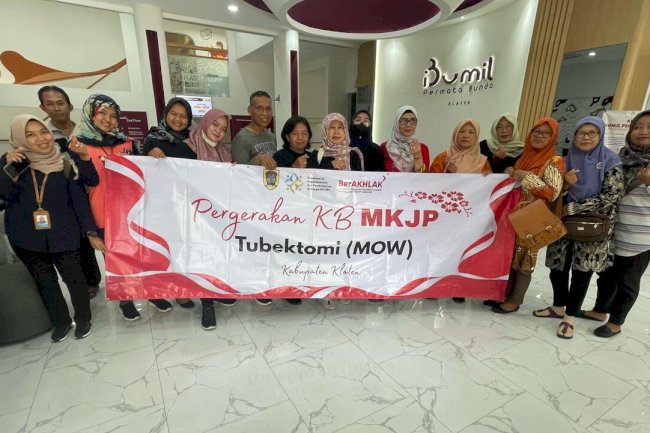 Pelayanan KB MOW dalam rangka Milad Aisyiyah ke-108 di Klinik Permata Bunda Klaten