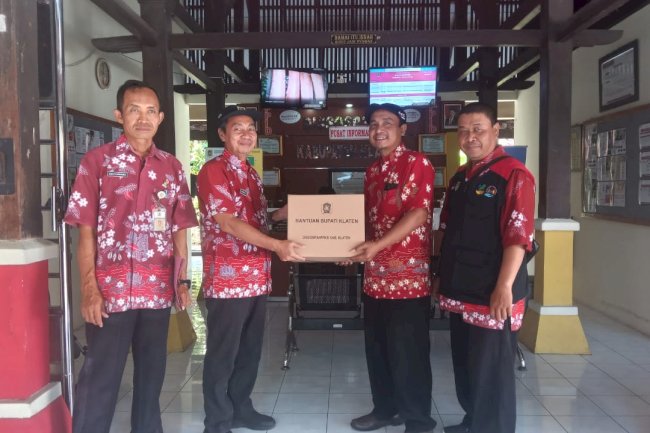 Pemkab Klaten Salurkan Bantuan bagi Korban Kebakaran di Kecamatan Cawas