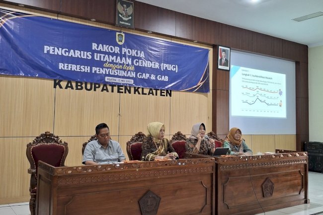 Rapat Koordinasi Pokja PUG Kabupaten Klaten: Dorong Penyusunan GAP dan GAB dalam Mewujudkan Kesetaraan Gender
