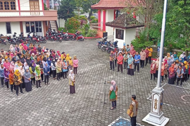 Kegiatan Apel Pagi DISSOSP3APPKB Kab. Klaten