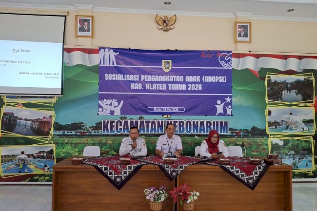 Sosialisasi Pengangkatan Anak di Kecamatan Kebonarum dan Klaten Selatan