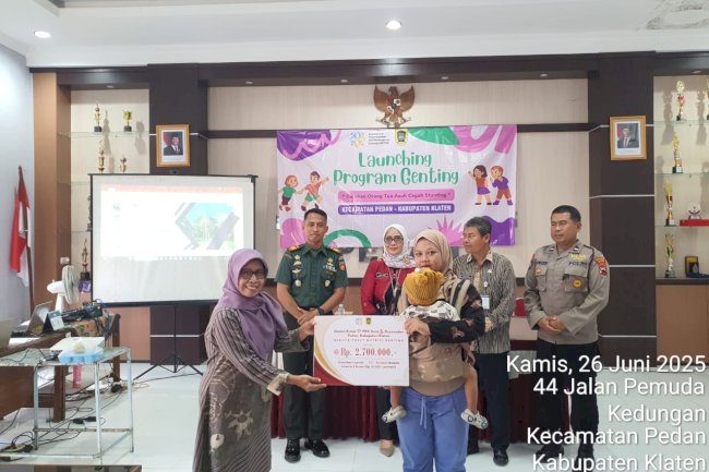 Rakorcam dan Launching GENTING Kecamatan Pedan