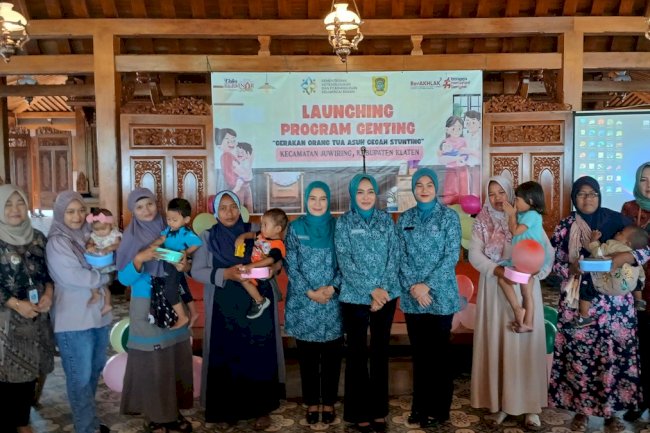 Launching Genting (Gerakan Orang Tua Asuh Cegah Stunting) Kecamatan Juwiring