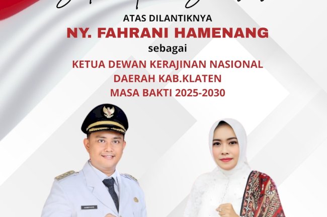 Selamat atas dilantiknya Dewan Kerajinan Nasional Daerah