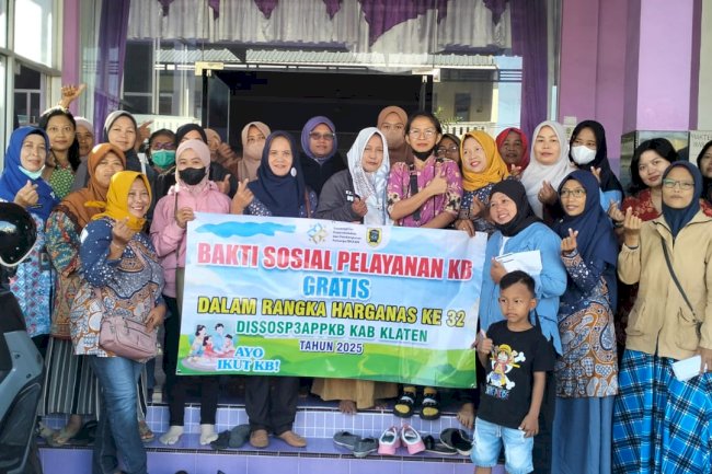 Pelayanan KB MKJP dalam Rangka Harganas ke-32 di Klinik Sri Panuntun, Pedan