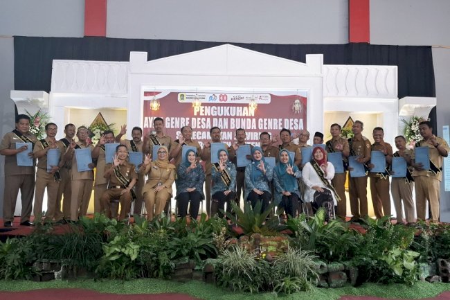 Pengukuhan Ayah dan Bunda Genre Desa se-Kecamatan Juwiring