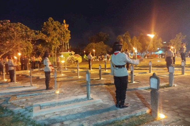 Upacara Apel Kehormatan dan Renungan Suci di TMP RATNA BANTALA