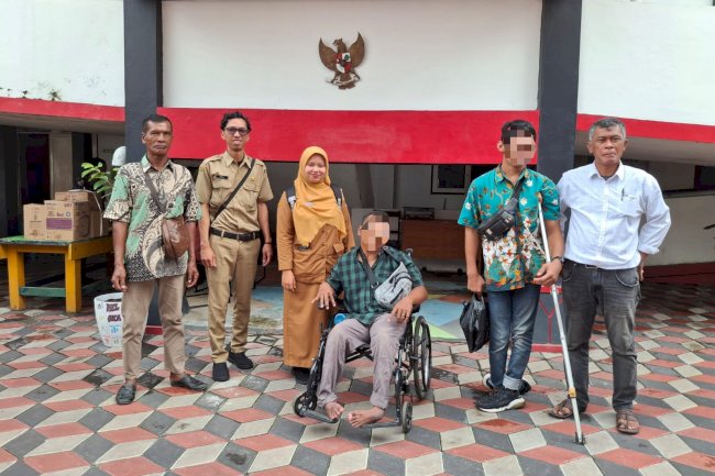 Pelaksanaan layanan rujukan kepada PPKS penyandang disabilitas fisik
