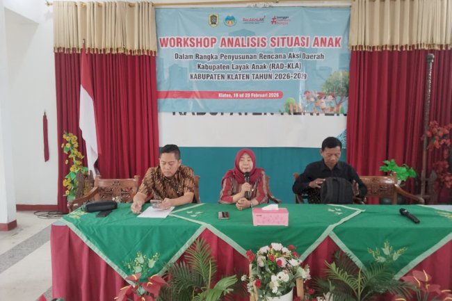 Workshop Analisis Situasi Anak dalam Rangka Penyusunan RAD-KLA