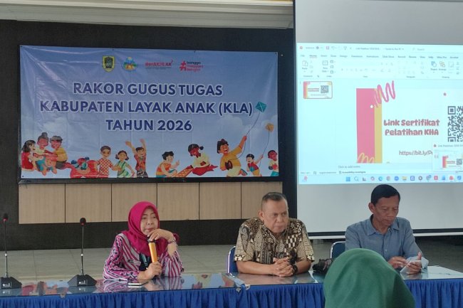 Rapat Koordinasi Gugus Tugas Kabupaten Layak Anak (KLA) Kabupaten Klaten