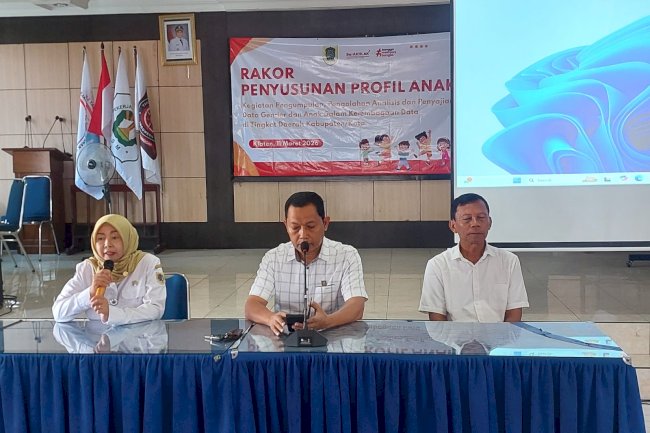 Rapat Koordinasi Penyusunan Profil Anak Kabupaten Klaten Tahun 2025