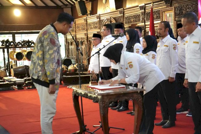 Pengukuhan Pengurus Karang Taruna Kabupaten Klaten Masa Bakti 2025–2030