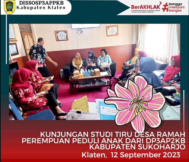 Studi Tiru tentang Desa Ramah Perempuan dan Peduli Anak dari  DP3AP2KB Kabupaten Sukoharjo