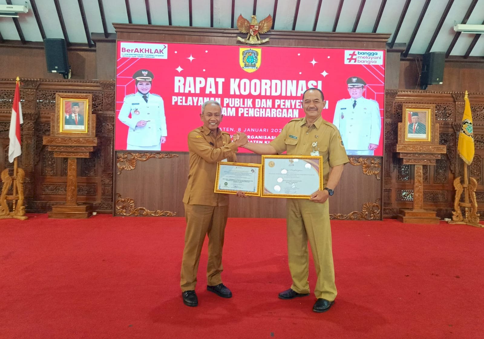 DISSOSP3APPKB Kabupaten Klaten raih 2 penghargaan sekaligus