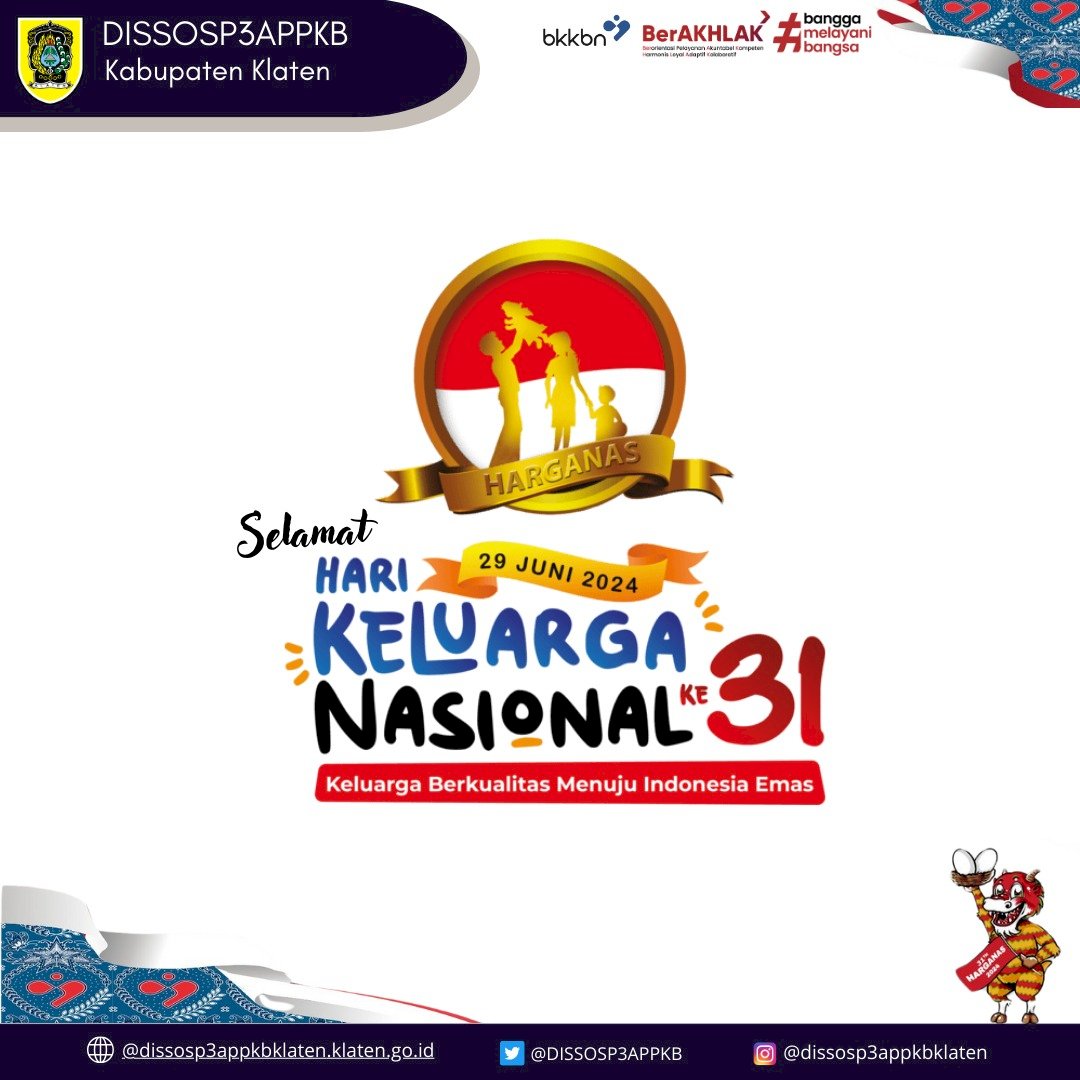 Selamat Hari Keluarga Nasional ke 31