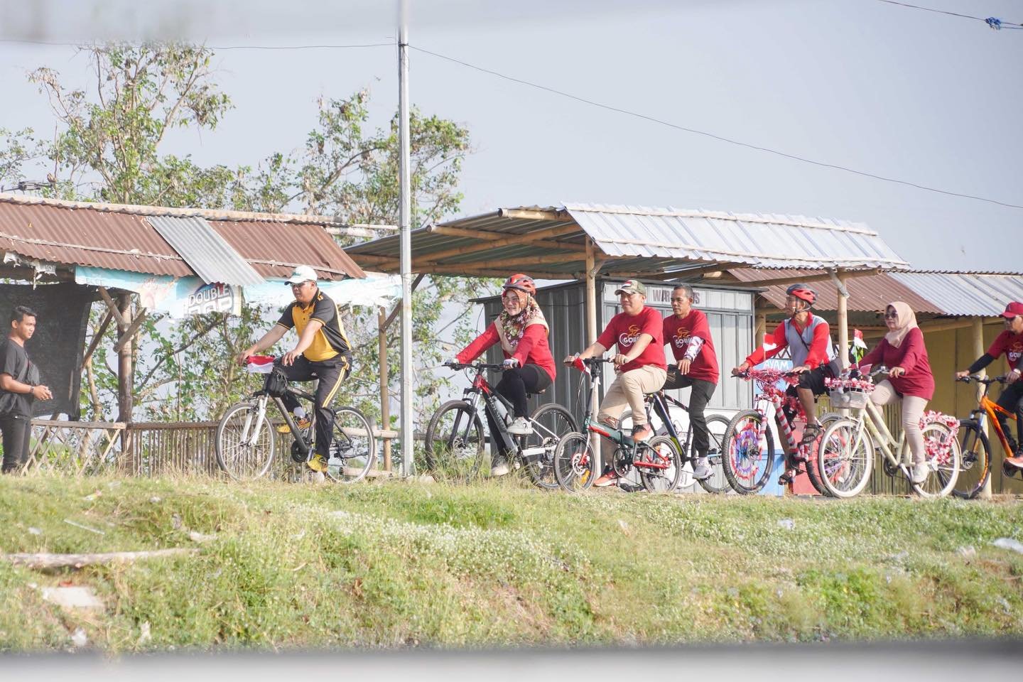 DISSOSP3APPKB ikuti Gowes Kemerdekaan ke Rowo Jombor Klaten