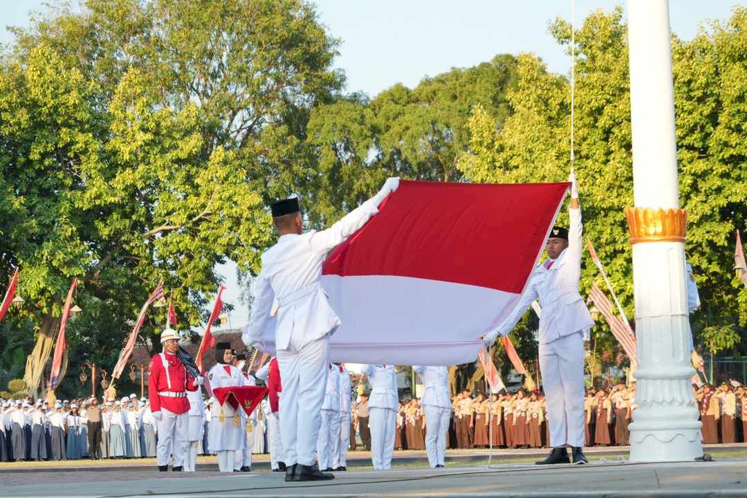 Berlangsung Khidmat, Pemkab Klaten Sukses Gelar Upacara HUT ke-79 RI