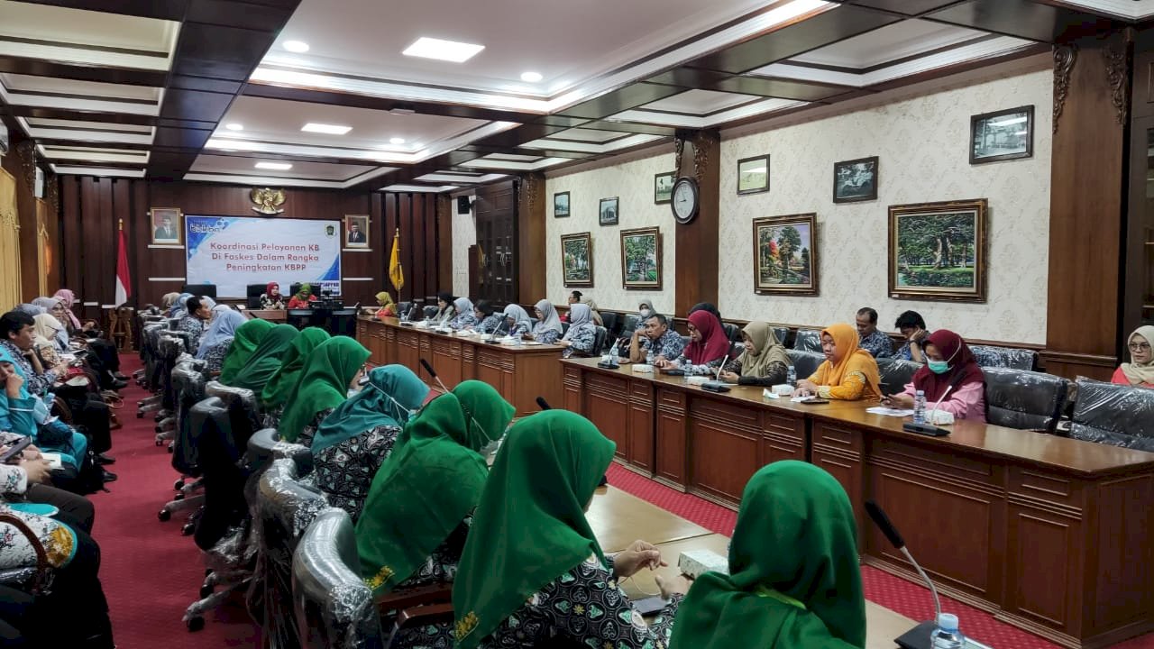 Rapat Koordinasi dengan Tema "Penguatan KB Pasca Persalinan sebagai upaya penurunan stunting"