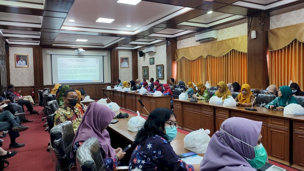 Rapat Koordinasi Diseminasi Hasil Audit Kasus Stunting Tahap pertama Tahun 2024