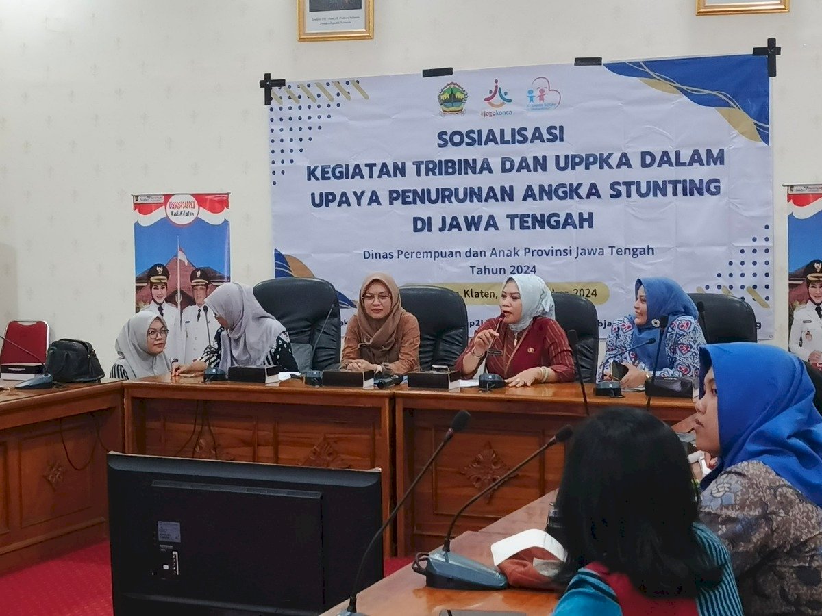 Rapat sosialisasi Kegiatan Tribina dan UPPKA dalam upaya penurunan angka stunting di Jawa tengah