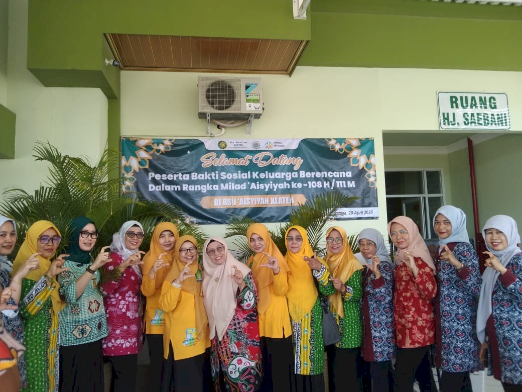 Pelayanan KB MKJP dalam rangka Milad Aisyiyah ke 108.