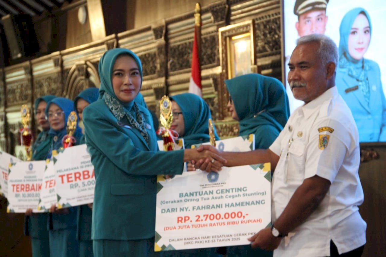 Perayaan HKG PKK Kabupaten Klaten Menjadi Momen Penting Deklarasi GENTING TP PKK Kab Klaten