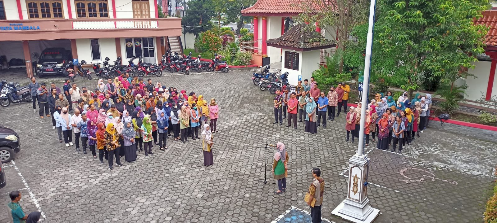 Kegiatan Apel Pagi DISSOSP3APPKB Kab. Klaten